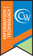 The College of Westchester School of Information Technology flag banner