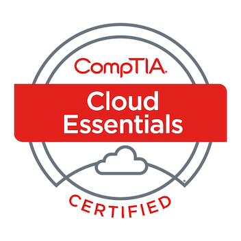 Comp TIA Cloud Essentials Certified logo