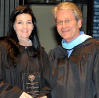 CW Presents Marissa Brett with Alumni Achievement Award for 2013