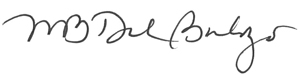 Mary Beth Del Balzo signature