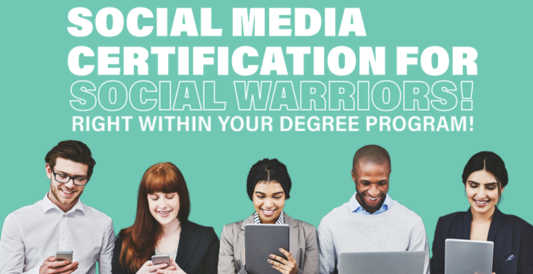 Social Media Certification Within Your Degree